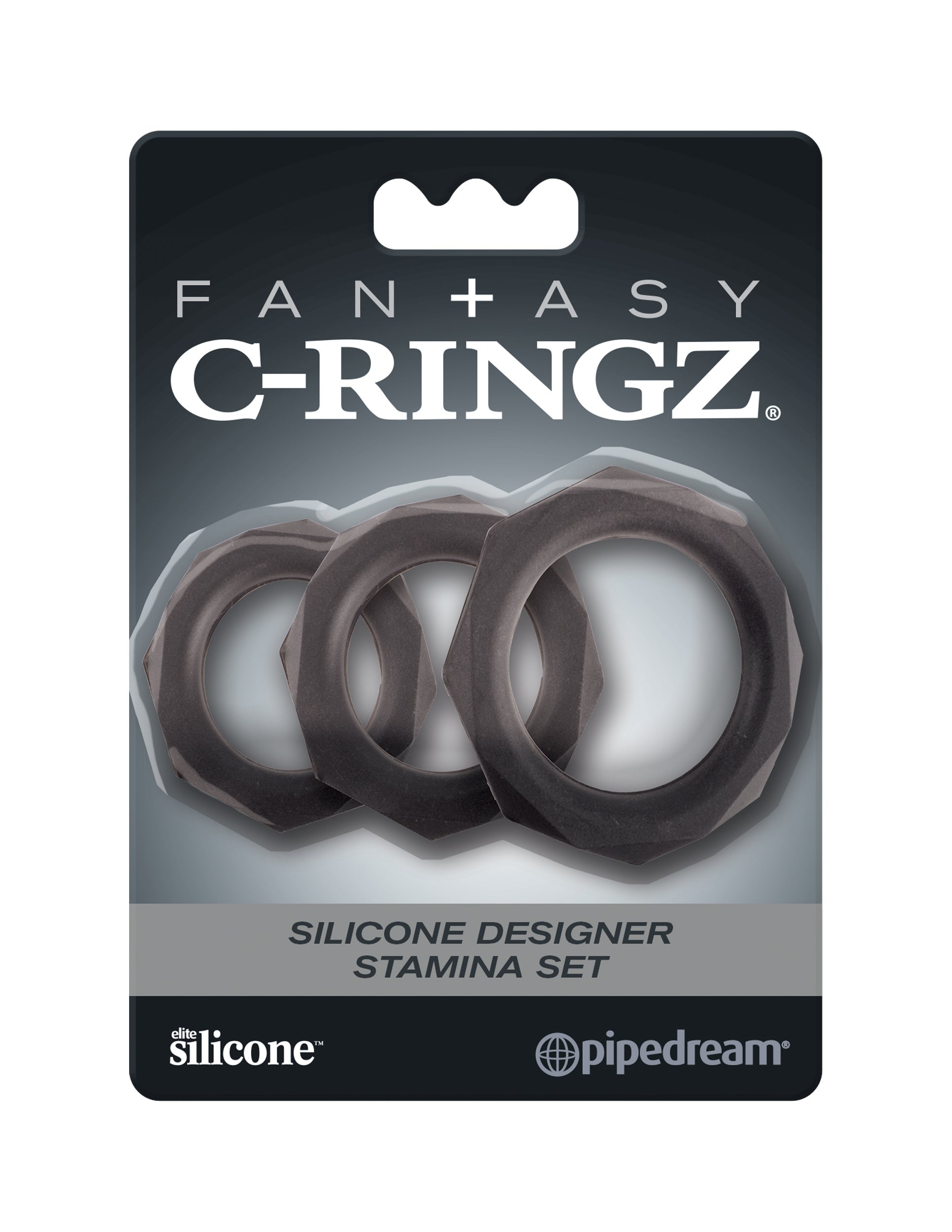 Pipedream Fantasy C-Ringz Silicone Designer Stamina Set Cock Rings