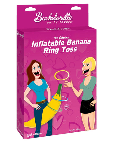 Pipedream Bachelorette Party Inflatable Banana Ring Toss - Bachelorette and Bucks