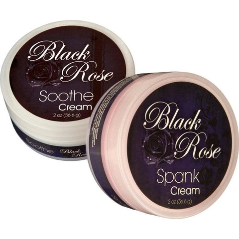 Doc Johnson Black Rose Spank and Soothe Erotic Creams - Delay and Excite Sprays