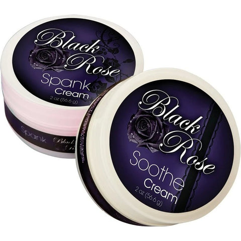 Doc Johnson Black Rose Spank and Soothe Erotic Creams - Delay and Excite Sprays