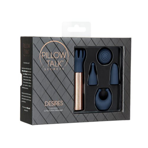 Pillow Talk Secrets Choices - 6 Piece Sex Kit - Personal Massagers