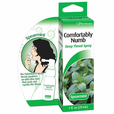 Pipedream Comfortably Numb Deep Throat Spray - Delay and Excite Sprays