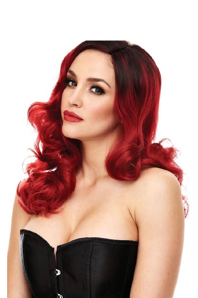 Xgen Products PLEASURE WIGS Candice Red/Black For Women Wigs and Gloves