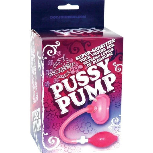 Doc Johnson Womens Suction Cup Pussy Pump Pink Pussy And Clit Toys