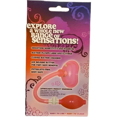 Doc Johnson Womens Suction Cup Pussy Pump Pink - Pussy And Clit Toys