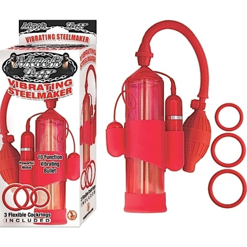 Mack Tuff Vibrating Steelmaker Pump Red Pumps, Extenders and Sleeves