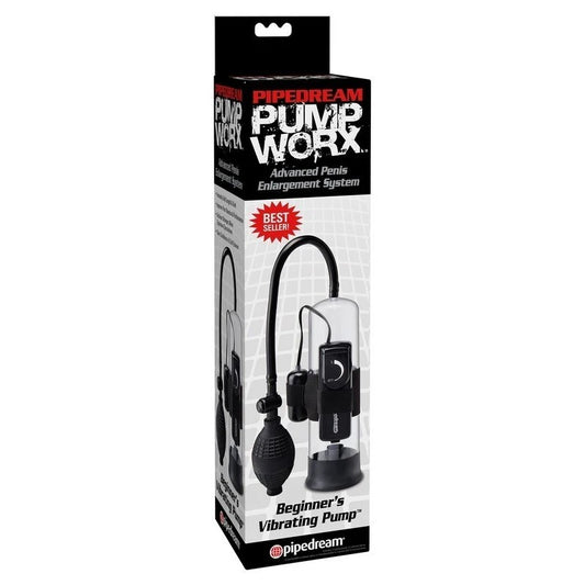 Pump Worx Beginners Vibrating Mens Penis Pump - Pumps, Extenders and Sleeves