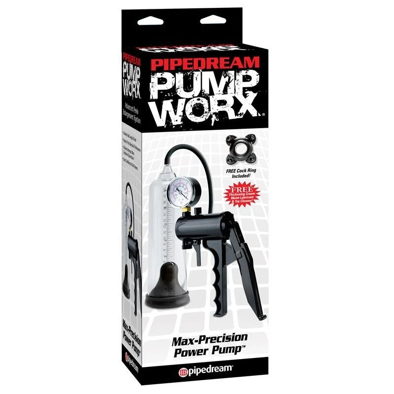 Pump Worx Max-Precision Power Penis Enlargement Pump Pumps, Extenders and Sleeves