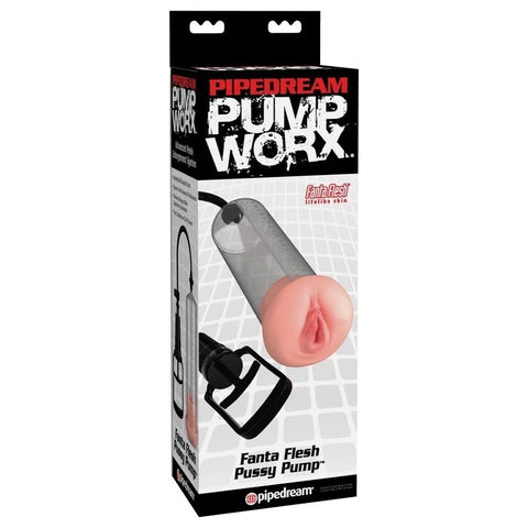 Pump Worx Fanta Flesh Realistic Pussy Pump - Pumps, Extenders and Sleeves