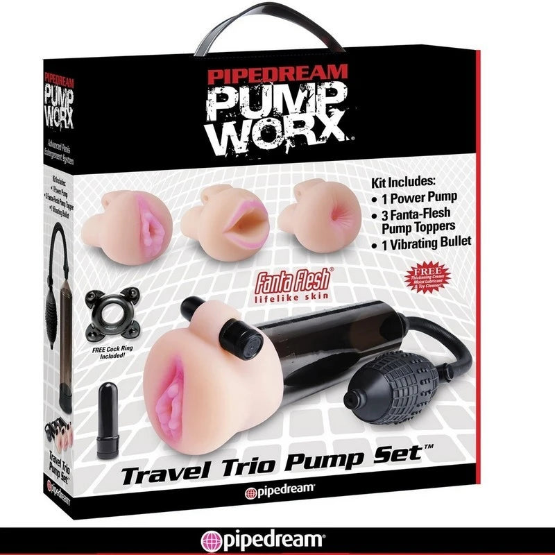 Pump Worx Male Sex Toys Accessory Kit Pumps, Extenders and Sleeves