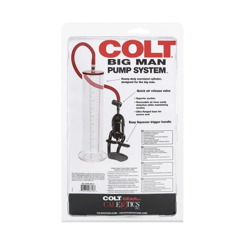 Colt Big Man Penis Enlargement Pump System Pumps, Extenders and Sleeves