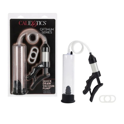 CalExotics Optimum Series Quick Draw Vacuum Penis Pump - Pumps, Extenders and Sleeves