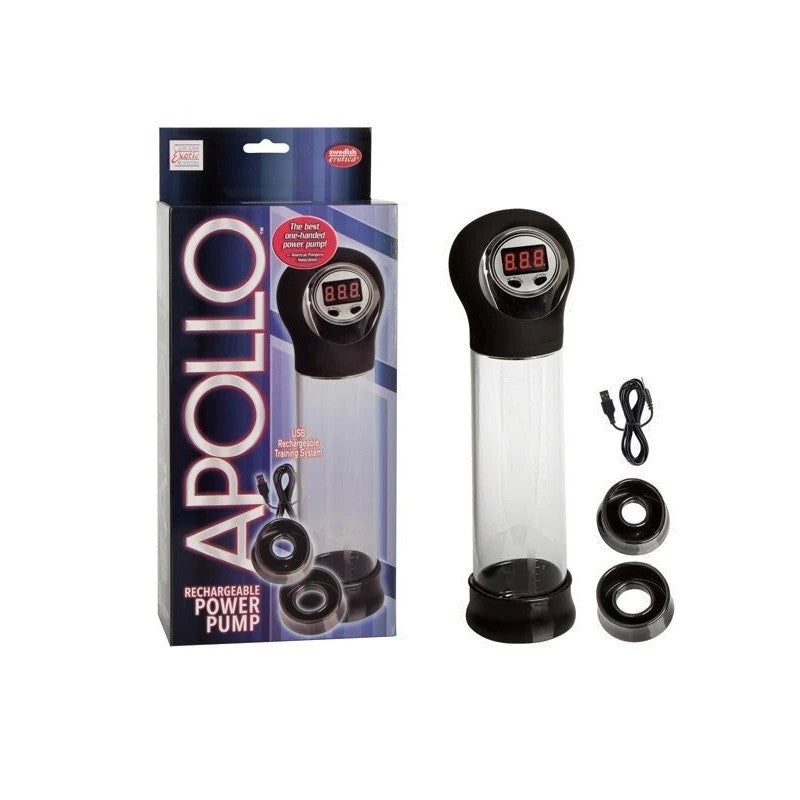 Apollo Rechargeable Power Male Penis Pump Pumps, Extenders and Sleeves