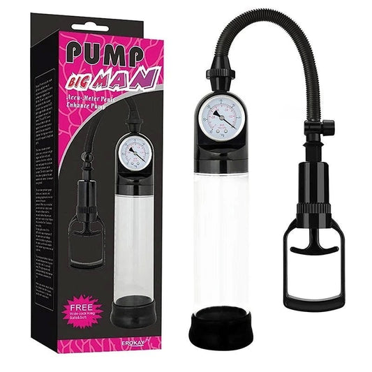 Big Man Penis Pump With Accu-Meter - Pumps, Extenders and Sleeves