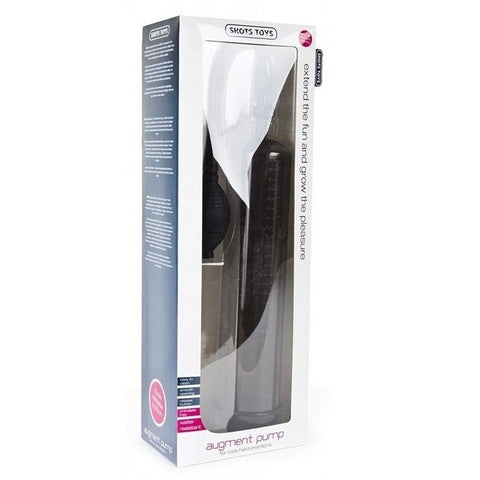 Shots Toys Augment Pump Black - Pumps, Extenders and Sleeves
