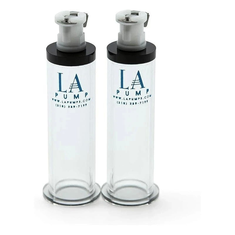 LA Pump Nipple Enhancement Cylinders - Sold as Pair Breast and Nipple Toys