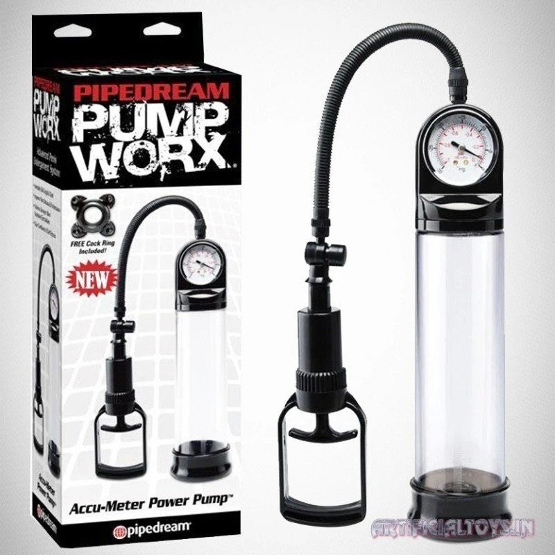 Pump Worx Vibrating Sure-Grip Penis Enlargement Pump Pumps, Extenders and Sleeves