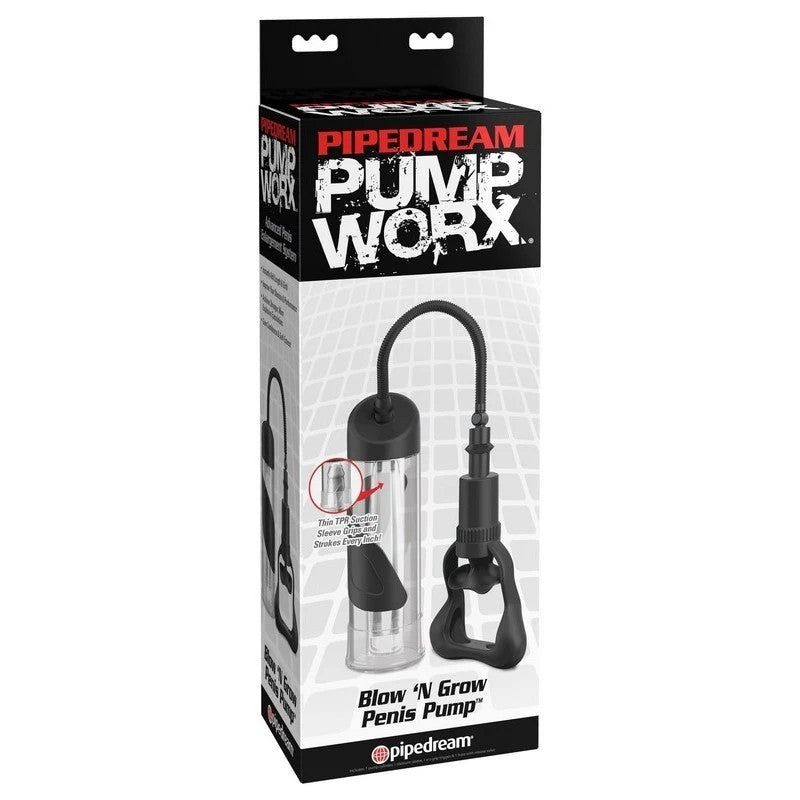 Pump Worx Blow-N-Grow Male Pleasure Penis Pump Pumps, Extenders and Sleeves