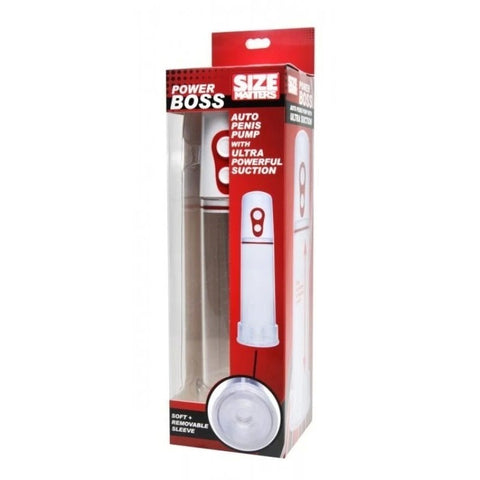 Power Boss Auto Penis Pump with Ultra Powerful Suction - Pumps, Extenders and Sleeves