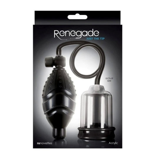 Renegade Just The Tip Clear Pump {% if variant != 'Default Title' and variant != blank %} {% endif %} Pumps, Extenders and Sleeves