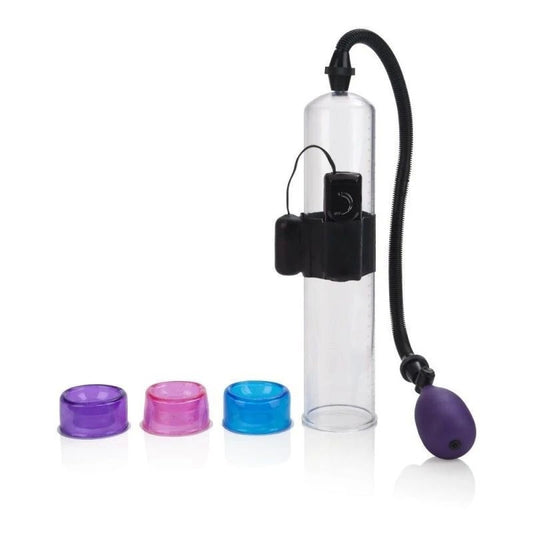 CalExotics Vibrating Big Mans Male Penis Pump - Pumps, Extenders and Sleeves