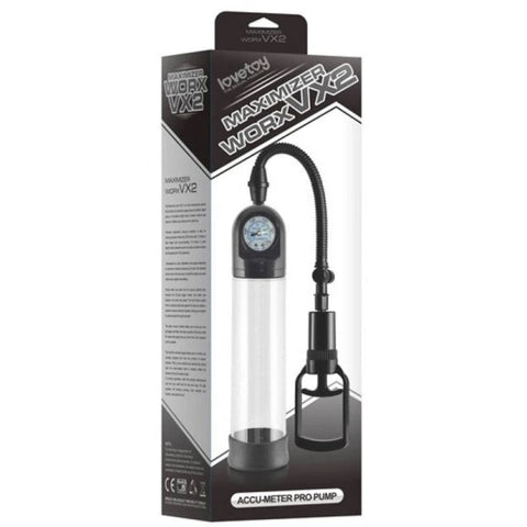 Maximizer Worx VX2 Accu-Meter Pro Pump with Silicone Sleeve - Pumps, Extenders and Sleeves