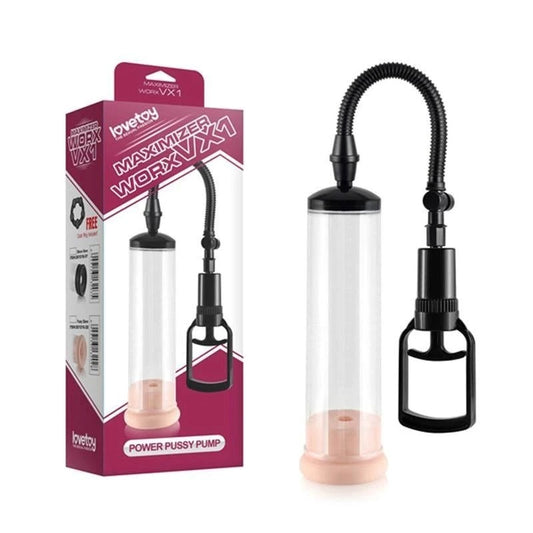 Maximizer Worx VX1 Power Pro Pump with Pussy Sleeve - Pumps, Extenders and Sleeves