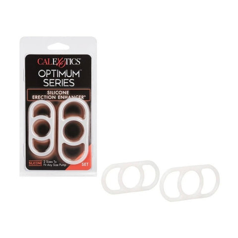 CalExotics Optimum Series Silicone Erection Enhancer Set - Pumps, Extenders and Sleeves