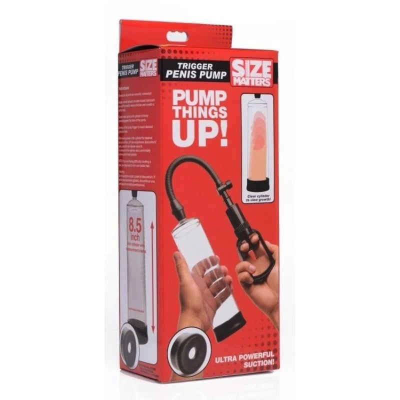 Size Matters Trigger - Pump up Pleasure with Ease Pumps, Extenders and Sleeves