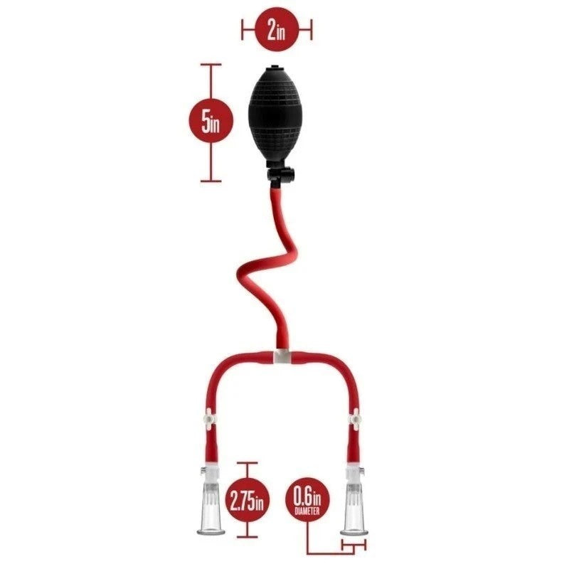 Temptasia Nipple Squeeze Pump System Breast and Nipple Toys