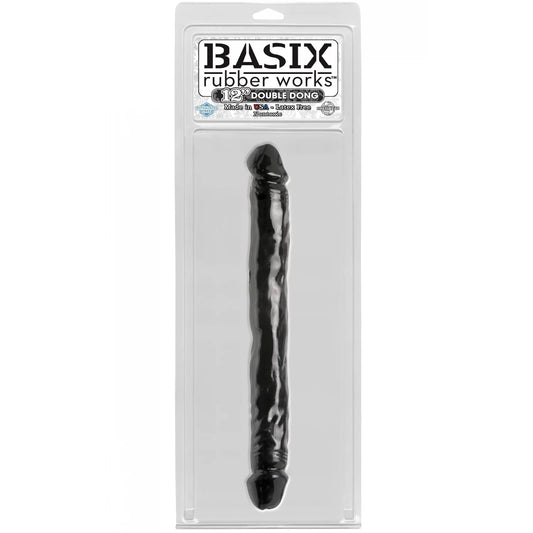 Pipedream Basix 12 Inch Double Ender Realistic Dong - Realistic Dildos