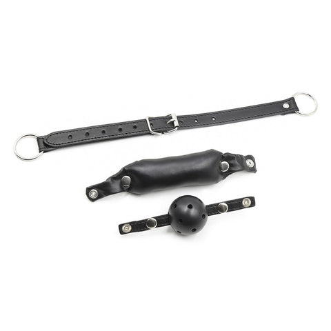Pony Bit Gag Black - Bondage Gags and Bits