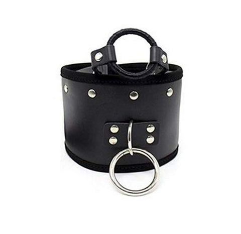 Posture Collar & O Ring Gag Heavy - Bondage Gags and Bits