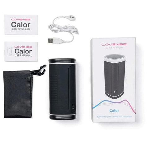 Lovense Calor Bluetooth Control Blowjob Male Masturbator - Masturbators and Strokers