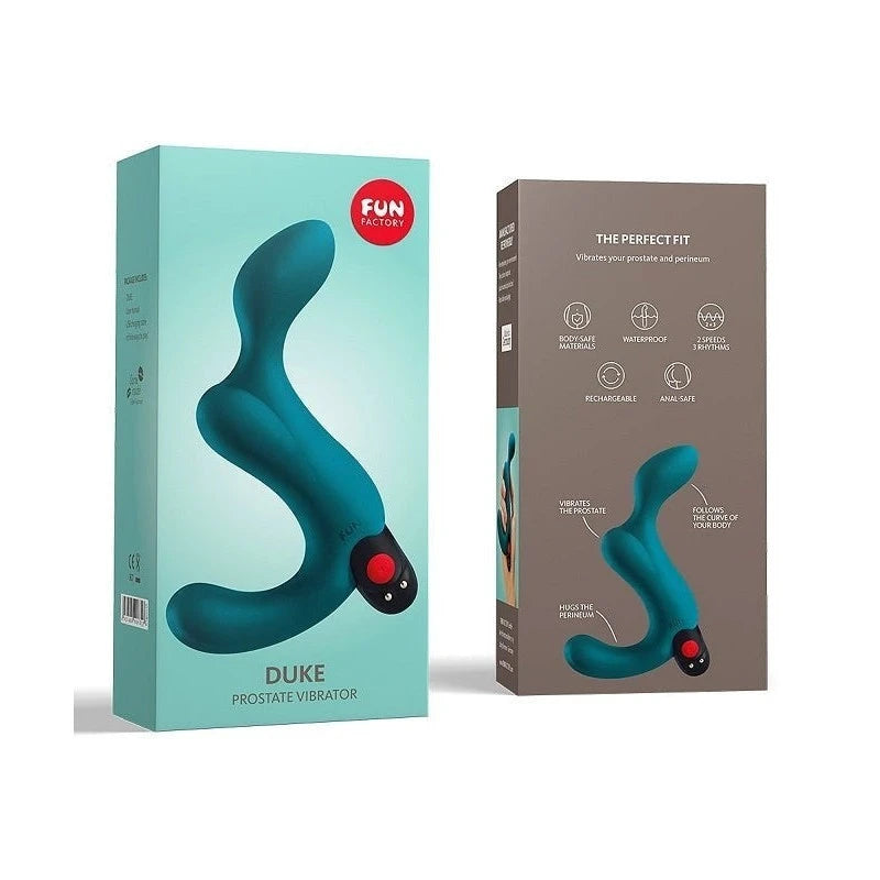 Fun Factory Duke Prostate Massager Deep Sea Blue Prostate Toys