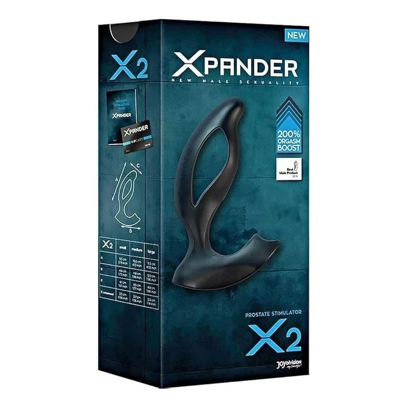 XPANDER X2 Deep Black Prostate Toys