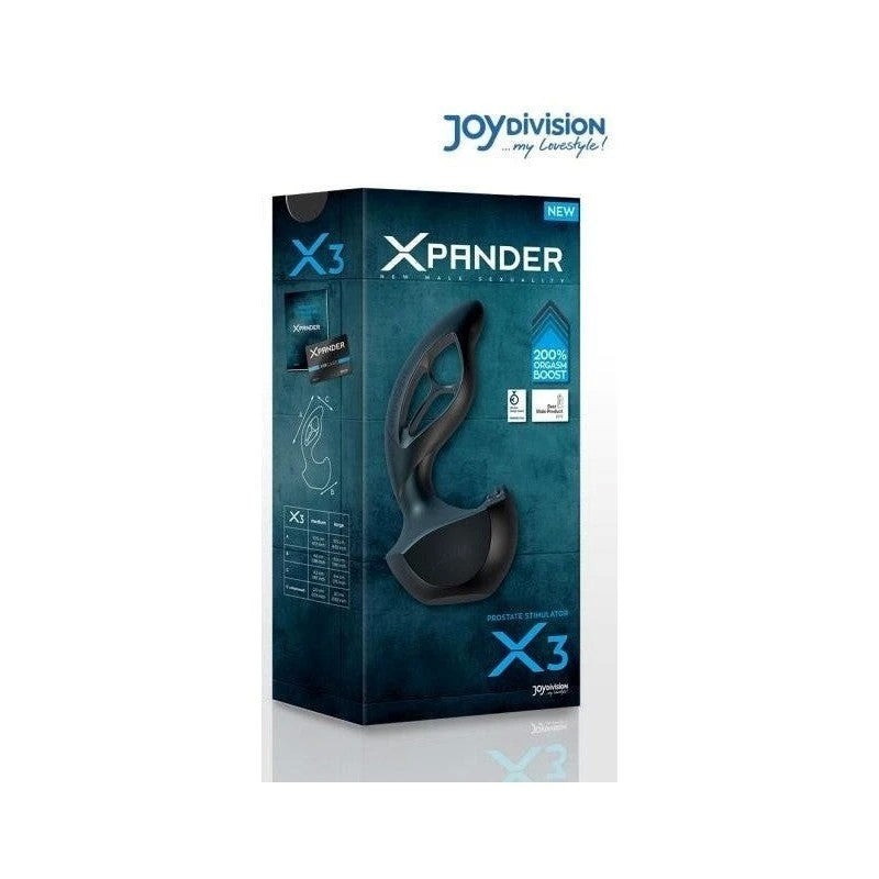 XPANDER X3 Deep Black Prostate Toys