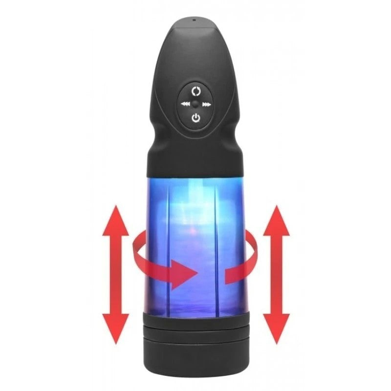 Strobe Multi Function Rechargeable Stroker Masturbators and Strokers