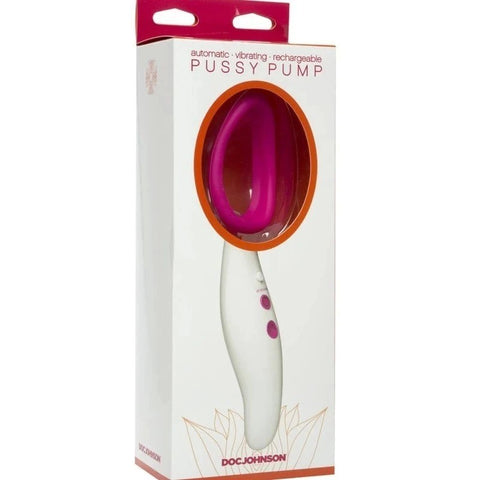 Doc Johnson Automatic Vibrating Rechargeable Pussy Pump - Luxury Sex Toys