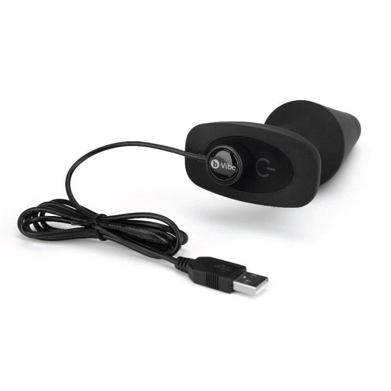 B-Vibe Rimming Plug XL - Powerful Vibrations and Unique Rimming Beads Anal Vibrators