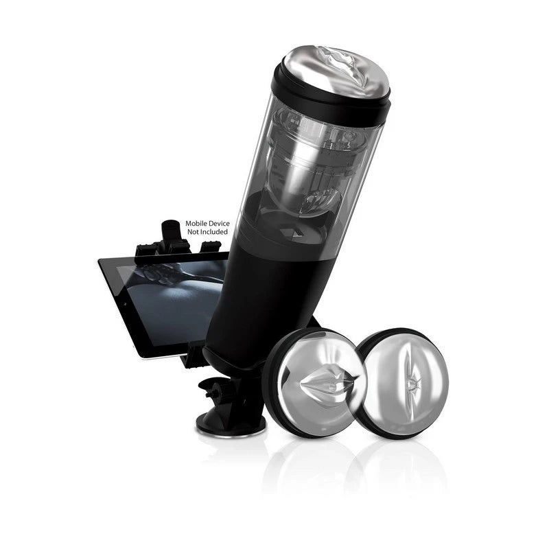 PDX Elite Deluxe Mega Bator Vibrating Male Masturbator Masturbators and Strokers