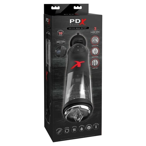 PDX Elite Deluxe Mega Bator Vibrating Male Masturbator - Masturbators and Strokers