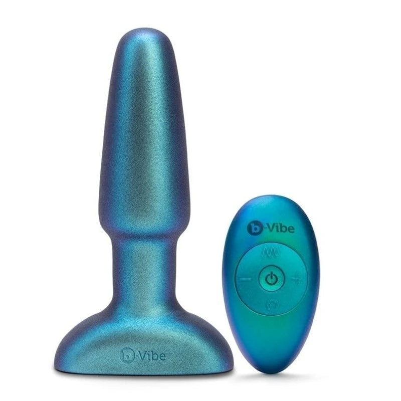 b-Vibe Rimming Plug 2 Space Teal Limited Edition Anal Vibrators