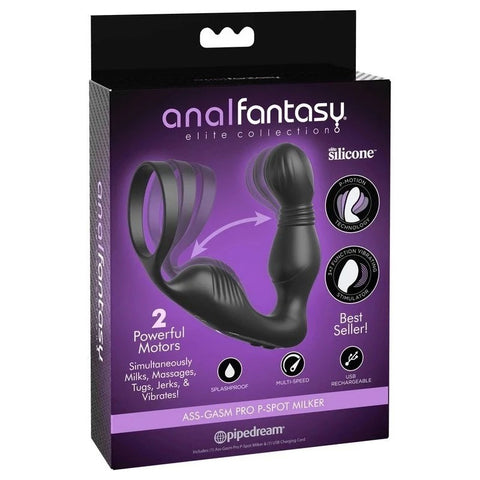 Anal Fantasy Elite Collection Ass-Gasm Pro P-Spot Milker - Prostate Toys
