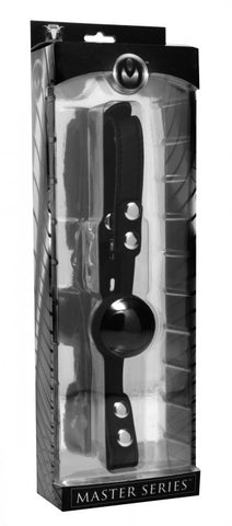 Premium Hush Locking Silicone Comfort BDSM Ball Gag - Bondage Gags and Bits