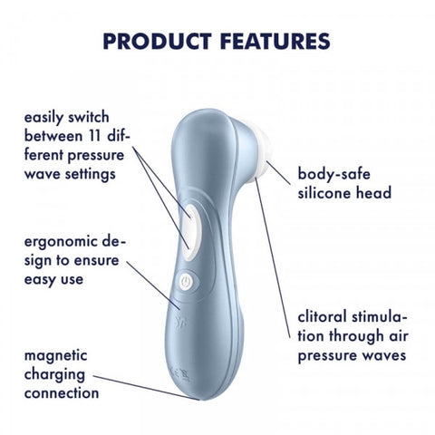 Satisfyer Pro 2 The Next Generation Clitoral Massager - Clit Ticklers and Pulsators
