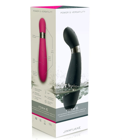JimmyJane Form 6 Rechargeable G Spot Vibrator - Double Ender