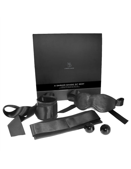 Jimmyjane A Darker Shade Of Sexy Fetish Play Sex Kit - Cuffs and Restraints