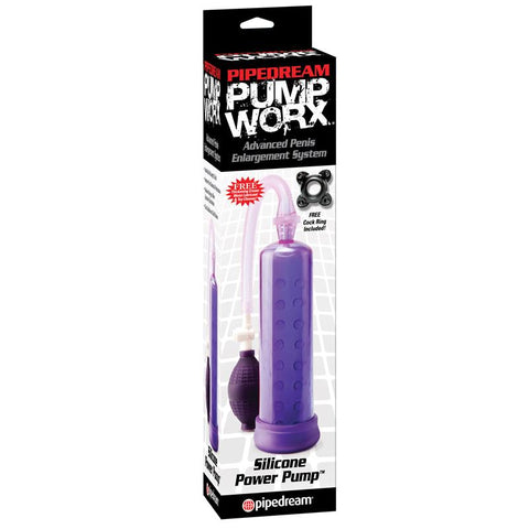 Pump Worx Silicone Power Penis Enlargement Pump - Penis Pumps And Stretchers