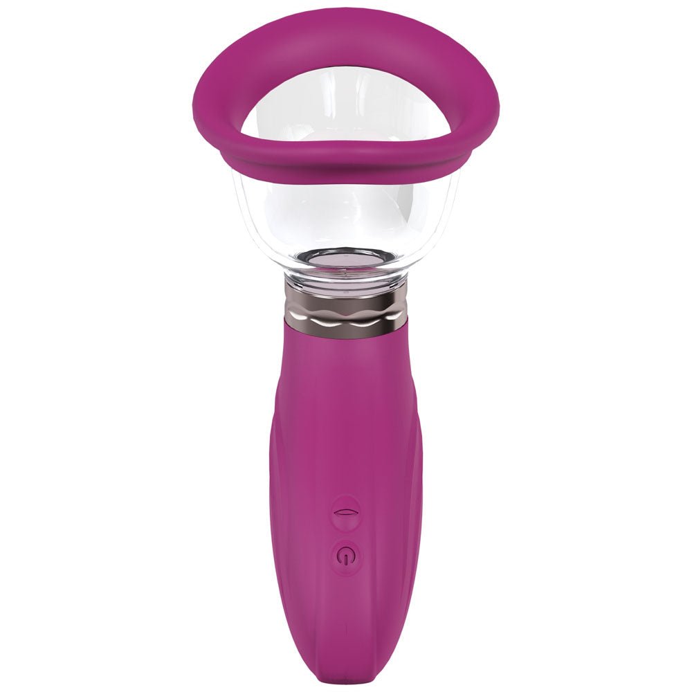 Shots Toys PUMPED Delightful Auto USB Rechargeable Ladies Pump Pink Pussy And Clit Toys